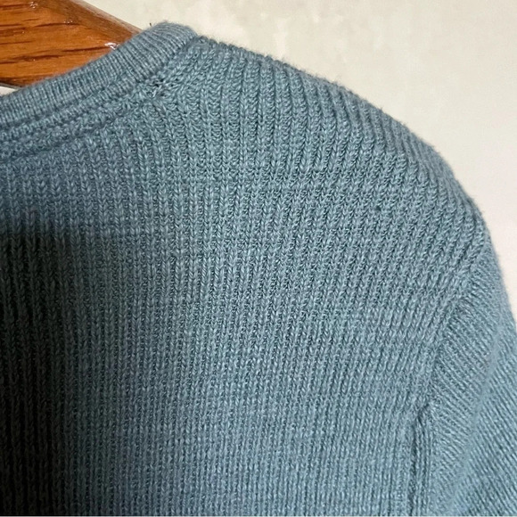 J. JILL ~ Green Cotton Blend  Sweater - Picture 3 of 9